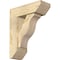 Ekena Millwork Funston Slat Rough Sawn Bracket w/ Offset Brace, Douglas Fir, 6"W x 16"D x 20"H BKT0604X16X20FST06RDF - alternate 1